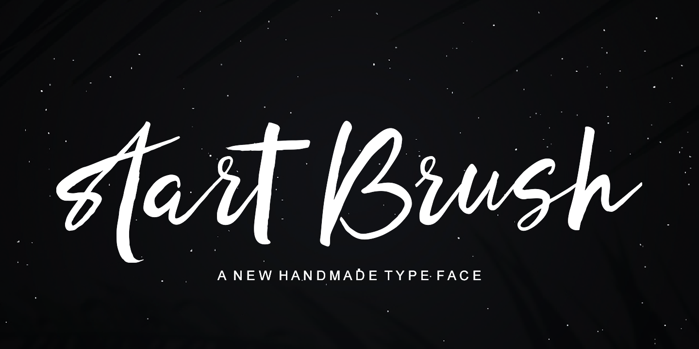 Start Brush Font